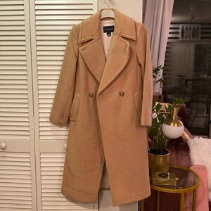 Club Monaco camel wool coat. Great condition. Size xs